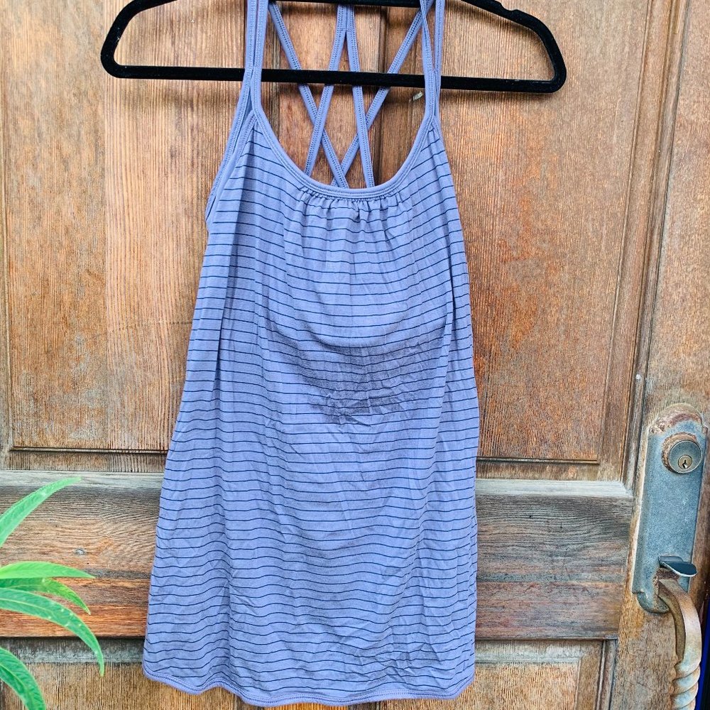 Calia Carrie Underwood purple athletic tank